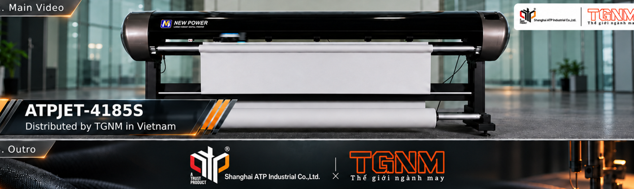 Máy In Sơ Đồ ATPJET-4185S – Máy In Sơ Đồ Ngành May Tốc Độ Cao