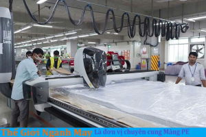 Màng PE cho máy cắt vải tự động
