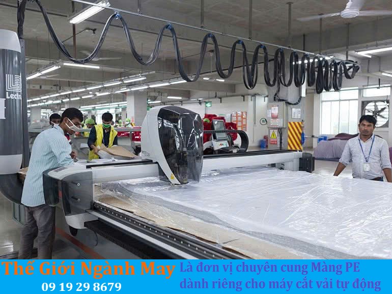 Màng Trải Pe máy cắt vải tự động
