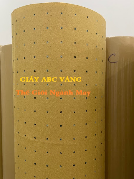 Giấy Sơ Đồ ABC - Giấy ABC Vàng Vẽ Sơ Đồ Tay